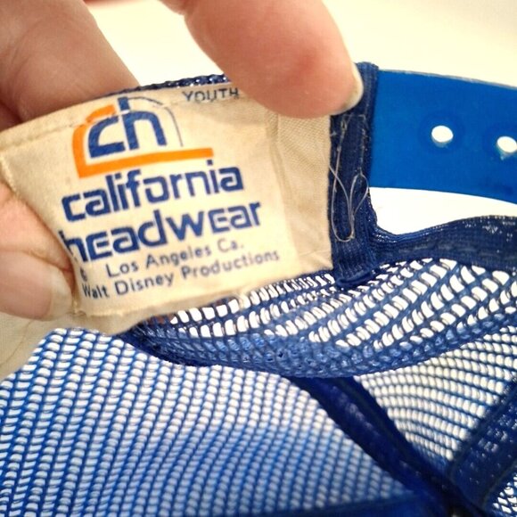 1982 Youth Walt Disney World Epcot Center Trucker Hat Snapback Child Vintage - Picture 2 of 13